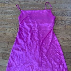 Silk pink Dress